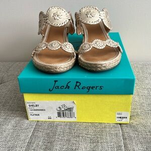 Jack Rogers wedges size 9